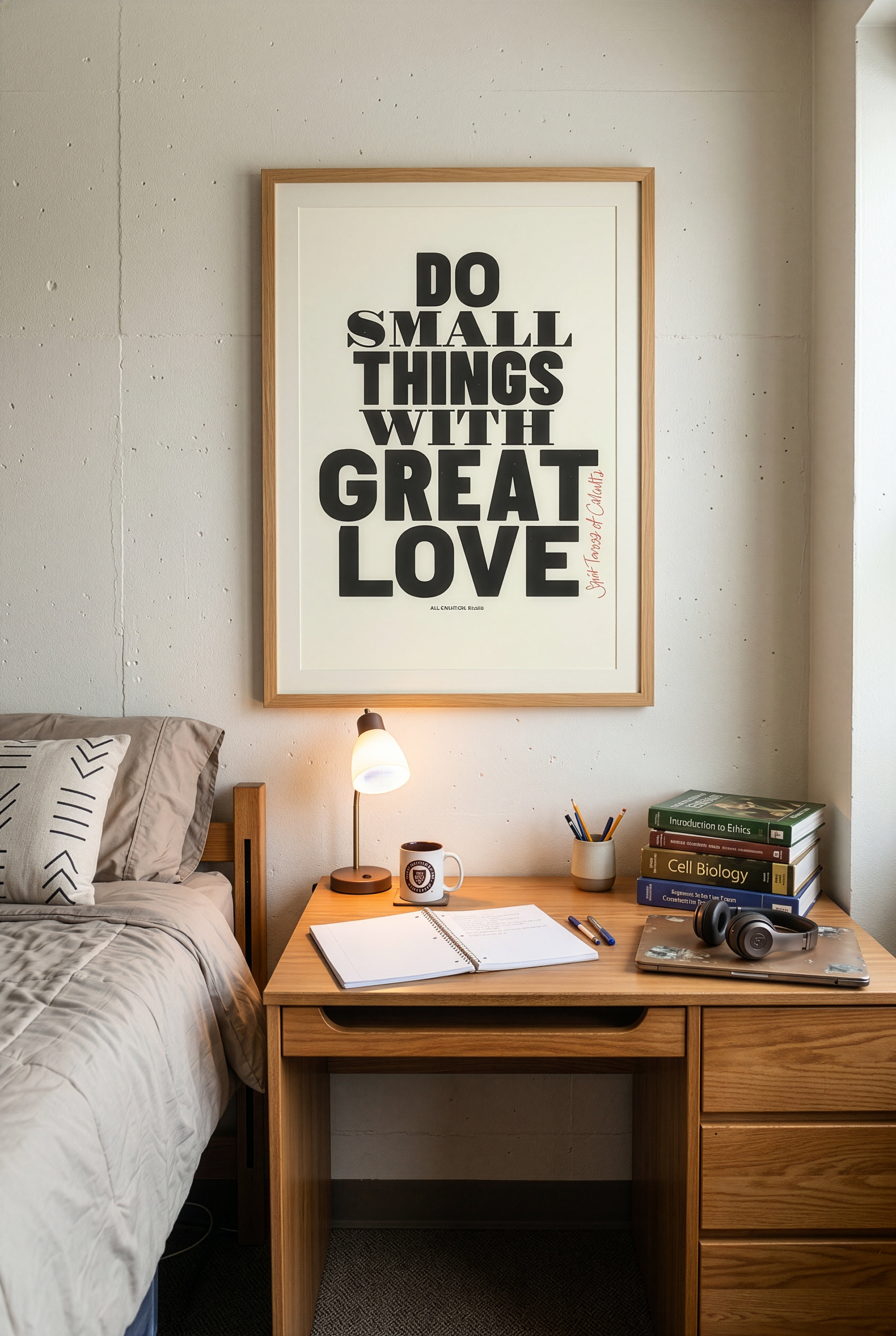 With Great Love – Print