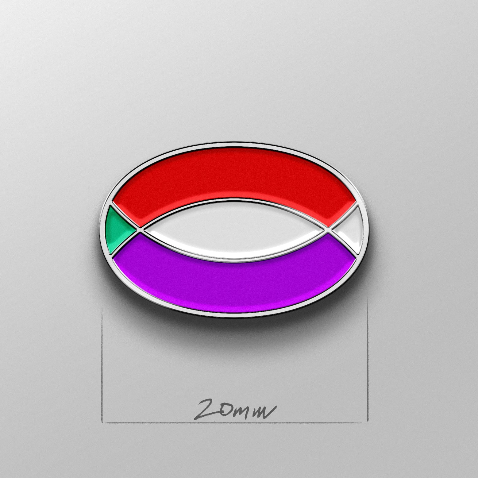 Ichthys – Metal badge