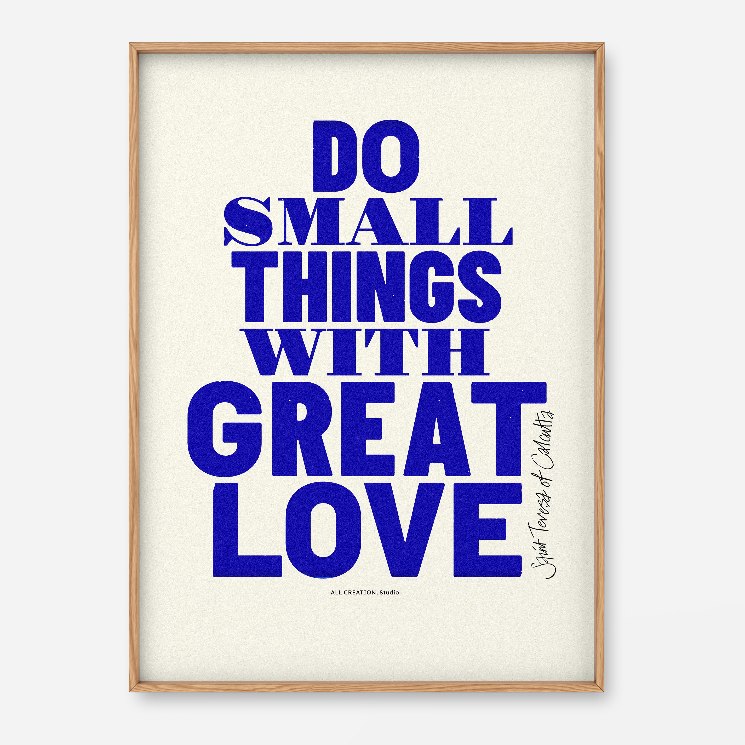 With Great Love – Print