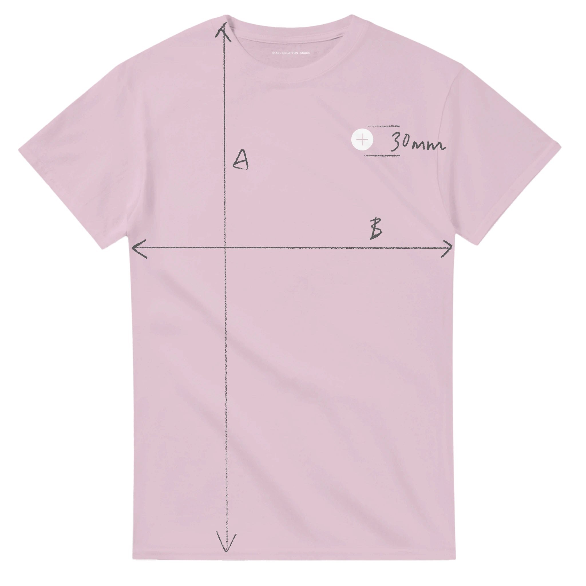The Eucharist T-shirt – Light Pink